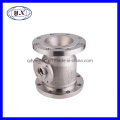 CNC Machined Hollow Valve Ball with Trunnion Diversion Tube Suitable for Welding